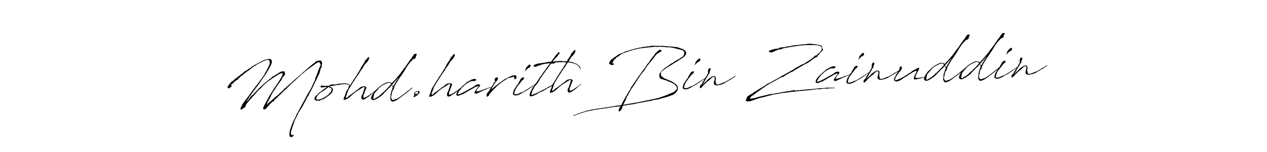 Similarly Antro_Vectra is the best handwritten signature design. Signature creator online .You can use it as an online autograph creator for name Mohd.harith Bin Zainuddin. Mohd.harith Bin Zainuddin signature style 6 images and pictures png