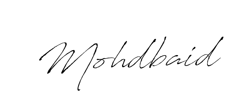 Create a beautiful signature design for name Mohdbaid. With this signature (Antro_Vectra) fonts, you can make a handwritten signature for free. Mohdbaid signature style 6 images and pictures png
