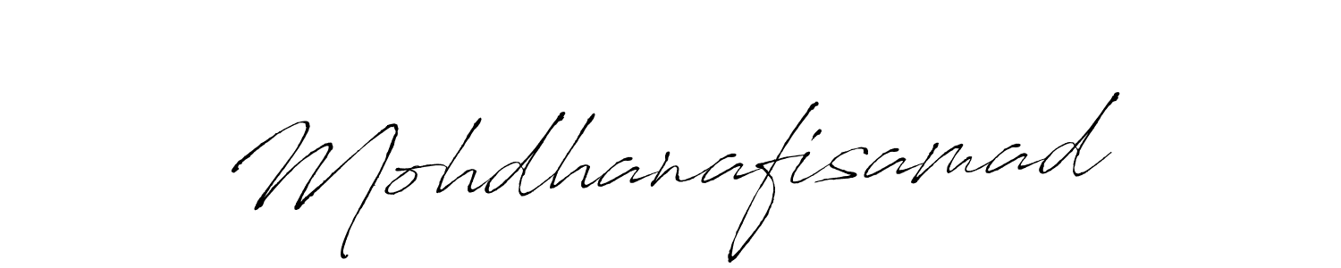 Create a beautiful signature design for name Mohdhanafisamad. With this signature (Antro_Vectra) fonts, you can make a handwritten signature for free. Mohdhanafisamad signature style 6 images and pictures png