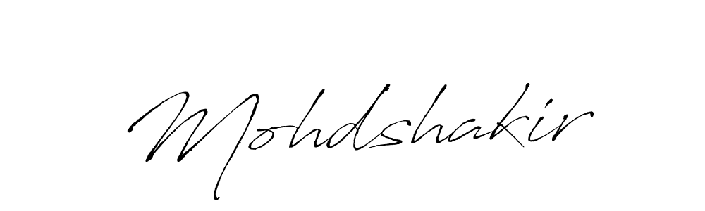 Create a beautiful signature design for name Mohdshakir. With this signature (Antro_Vectra) fonts, you can make a handwritten signature for free. Mohdshakir signature style 6 images and pictures png
