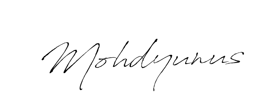 How to make Mohdyunus name signature. Use Antro_Vectra style for creating short signs online. This is the latest handwritten sign. Mohdyunus signature style 6 images and pictures png