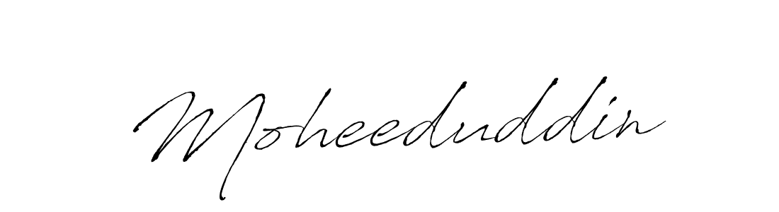 Use a signature maker to create a handwritten signature online. With this signature software, you can design (Antro_Vectra) your own signature for name Moheeduddin. Moheeduddin signature style 6 images and pictures png