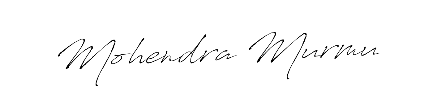 How to make Mohendra Murmu name signature. Use Antro_Vectra style for creating short signs online. This is the latest handwritten sign. Mohendra Murmu signature style 6 images and pictures png