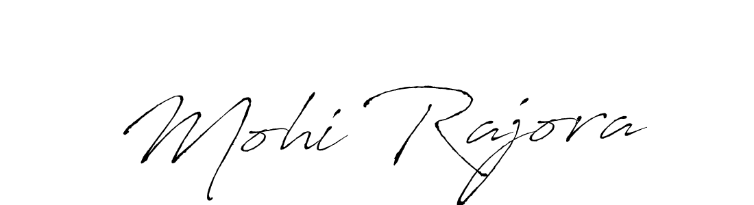 The best way (Antro_Vectra) to make a short signature is to pick only two or three words in your name. The name Mohi Rajora include a total of six letters. For converting this name. Mohi Rajora signature style 6 images and pictures png