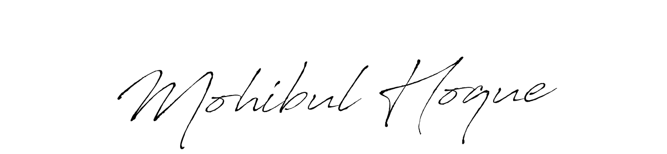 How to make Mohibul Hoque signature? Antro_Vectra is a professional autograph style. Create handwritten signature for Mohibul Hoque name. Mohibul Hoque signature style 6 images and pictures png