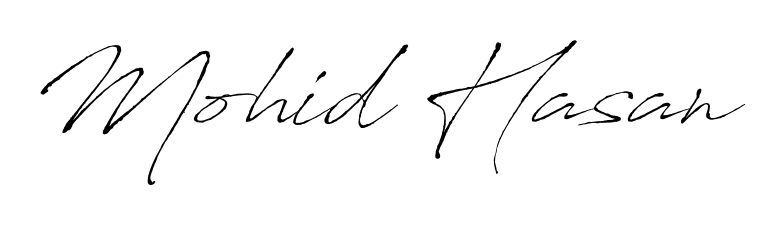 Turn your name Mohid Hasan into a signature brand with Antro_Vectra styling. Download in standard PNG or transparent format anytime. Mohid Hasan signature style 6 images and pictures png