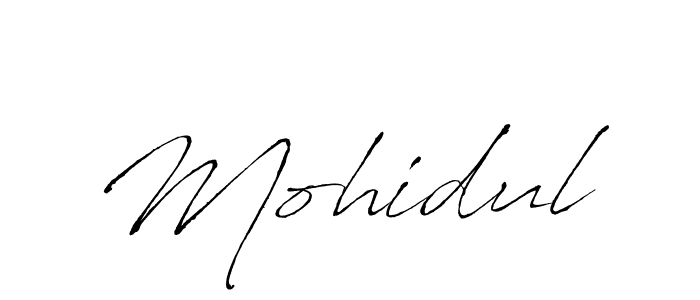 Design your own signature with our free online signature maker. With this signature software, you can create a handwritten (Antro_Vectra) signature for name Mohidul. Mohidul signature style 6 images and pictures png