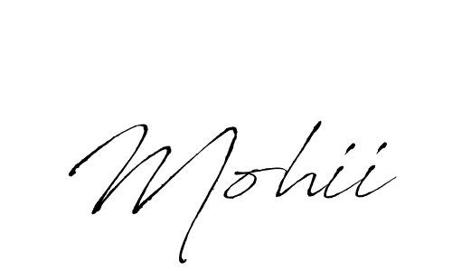 Design your own signature with our free online signature maker. With this signature software, you can create a handwritten (Antro_Vectra) signature for name Mohii. Mohii signature style 6 images and pictures png
