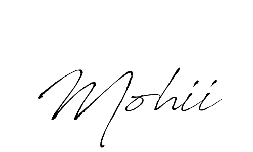 How to make Mohii signature? Antro_Vectra is a professional autograph style. Create handwritten signature for Mohii name. Mohii signature style 6 images and pictures png