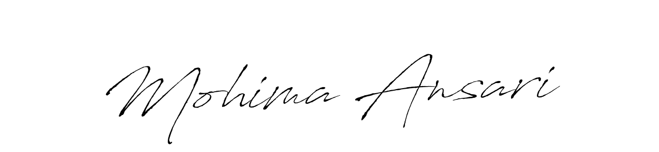 Make a beautiful signature design for name Mohima Ansari. Use this online signature maker to create a handwritten signature for free. Mohima Ansari signature style 6 images and pictures png