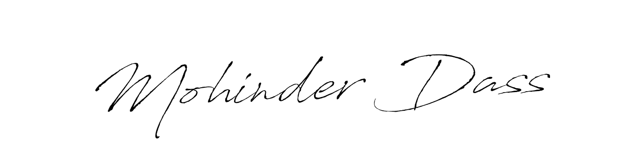 Also we have Mohinder Dass name is the best signature style. Create professional handwritten signature collection using Antro_Vectra autograph style. Mohinder Dass signature style 6 images and pictures png