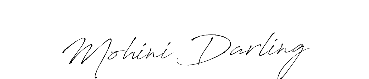 How to make Mohini Darling signature? Antro_Vectra is a professional autograph style. Create handwritten signature for Mohini Darling name. Mohini Darling signature style 6 images and pictures png