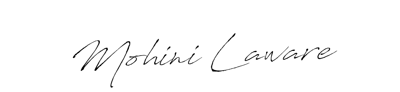 Design your own signature with our free online signature maker. With this signature software, you can create a handwritten (Antro_Vectra) signature for name Mohini Laware. Mohini Laware signature style 6 images and pictures png