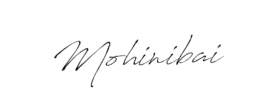 Design your own signature with our free online signature maker. With this signature software, you can create a handwritten (Antro_Vectra) signature for name Mohinibai. Mohinibai signature style 6 images and pictures png
