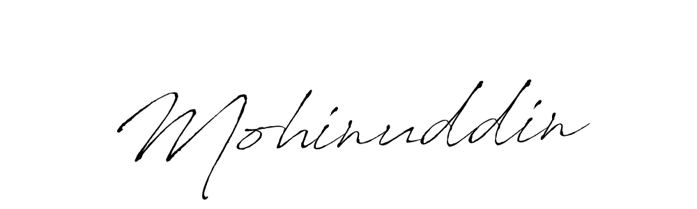 Design your own signature with our free online signature maker. With this signature software, you can create a handwritten (Antro_Vectra) signature for name Mohinuddin. Mohinuddin signature style 6 images and pictures png