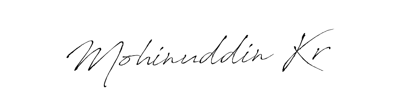 Mohinuddin Kr stylish signature style. Best Handwritten Sign (Antro_Vectra) for my name. Handwritten Signature Collection Ideas for my name Mohinuddin Kr. Mohinuddin Kr signature style 6 images and pictures png