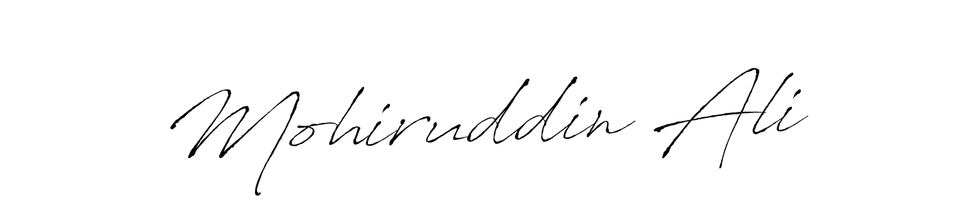 Use a signature maker to create a handwritten signature online. With this signature software, you can design (Antro_Vectra) your own signature for name Mohiruddin Ali. Mohiruddin Ali signature style 6 images and pictures png