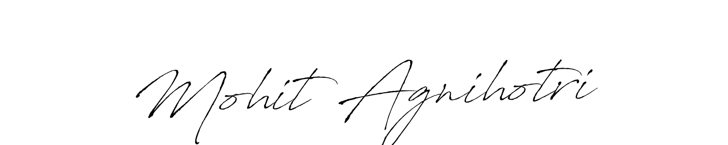 Also we have Mohit Agnihotri name is the best signature style. Create professional handwritten signature collection using Antro_Vectra autograph style. Mohit Agnihotri signature style 6 images and pictures png