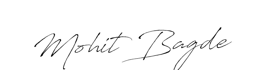 It looks lik you need a new signature style for name Mohit Bagde. Design unique handwritten (Antro_Vectra) signature with our free signature maker in just a few clicks. Mohit Bagde signature style 6 images and pictures png