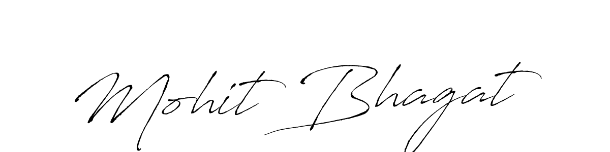 Create a beautiful signature design for name Mohit Bhagat. With this signature (Antro_Vectra) fonts, you can make a handwritten signature for free. Mohit Bhagat signature style 6 images and pictures png