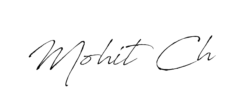 It looks lik you need a new signature style for name Mohit Ch. Design unique handwritten (Antro_Vectra) signature with our free signature maker in just a few clicks. Mohit Ch signature style 6 images and pictures png