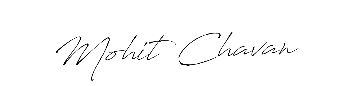 Make a beautiful signature design for name Mohit Chavan. With this signature (Antro_Vectra) style, you can create a handwritten signature for free. Mohit Chavan signature style 6 images and pictures png