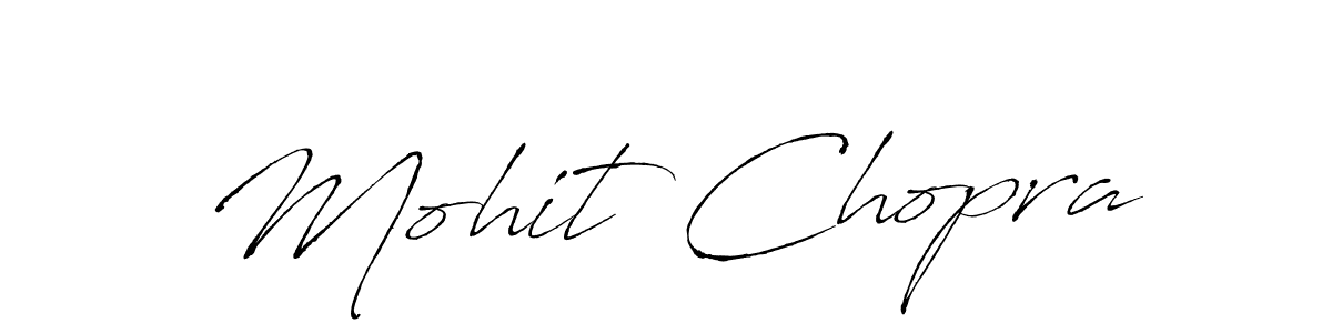 Create a beautiful signature design for name Mohit Chopra. With this signature (Antro_Vectra) fonts, you can make a handwritten signature for free. Mohit Chopra signature style 6 images and pictures png