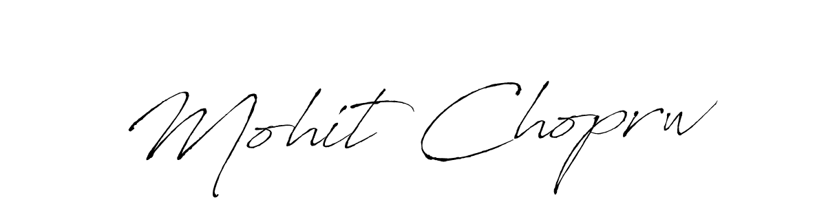It looks lik you need a new signature style for name Mohit Choprw. Design unique handwritten (Antro_Vectra) signature with our free signature maker in just a few clicks. Mohit Choprw signature style 6 images and pictures png