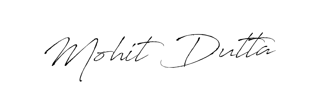 Create a beautiful signature design for name Mohit Dutta. With this signature (Antro_Vectra) fonts, you can make a handwritten signature for free. Mohit Dutta signature style 6 images and pictures png