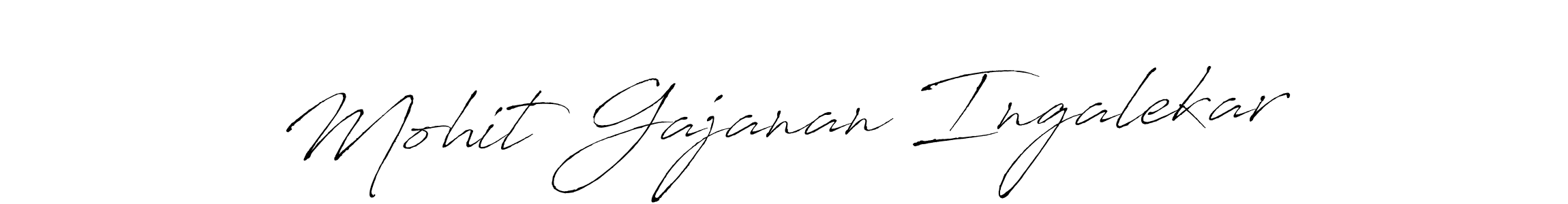 You should practise on your own different ways (Antro_Vectra) to write your name (Mohit Gajanan Ingalekar) in signature. don't let someone else do it for you. Mohit Gajanan Ingalekar signature style 6 images and pictures png