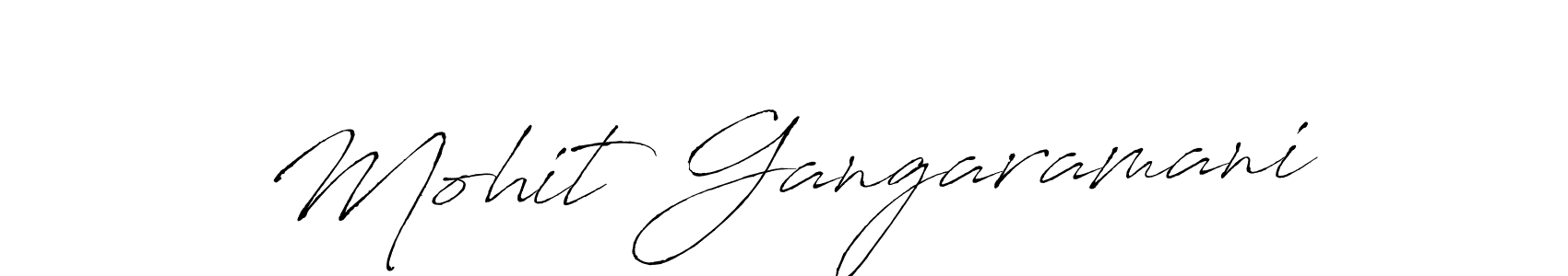 You can use this online signature creator to create a handwritten signature for the name Mohit Gangaramani. This is the best online autograph maker. Mohit Gangaramani signature style 6 images and pictures png