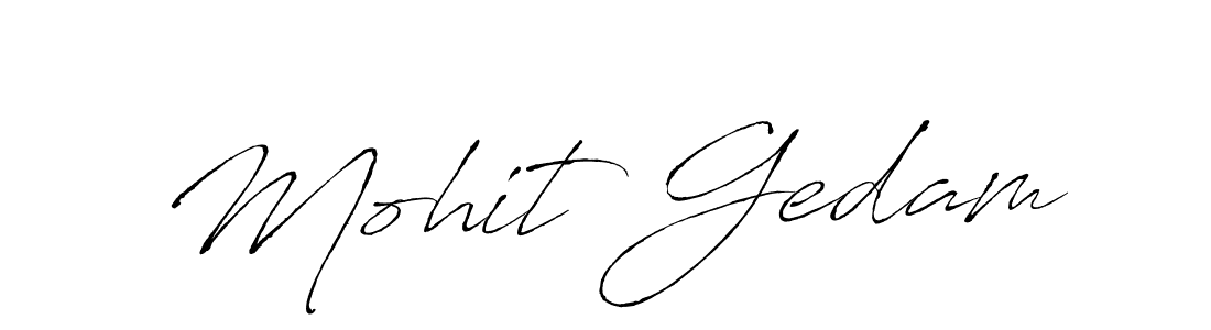 This is the best signature style for the Mohit Gedam name. Also you like these signature font (Antro_Vectra). Mix name signature. Mohit Gedam signature style 6 images and pictures png