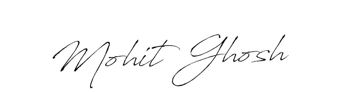 Design your own signature with our free online signature maker. With this signature software, you can create a handwritten (Antro_Vectra) signature for name Mohit Ghosh. Mohit Ghosh signature style 6 images and pictures png