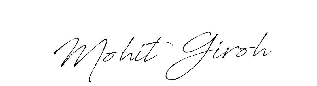 It looks lik you need a new signature style for name Mohit Giroh. Design unique handwritten (Antro_Vectra) signature with our free signature maker in just a few clicks. Mohit Giroh signature style 6 images and pictures png