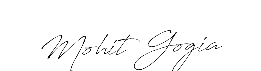 How to make Mohit Gogia signature? Antro_Vectra is a professional autograph style. Create handwritten signature for Mohit Gogia name. Mohit Gogia signature style 6 images and pictures png