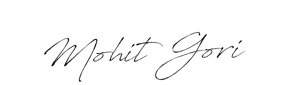 How to make Mohit Gori signature? Antro_Vectra is a professional autograph style. Create handwritten signature for Mohit Gori name. Mohit Gori signature style 6 images and pictures png