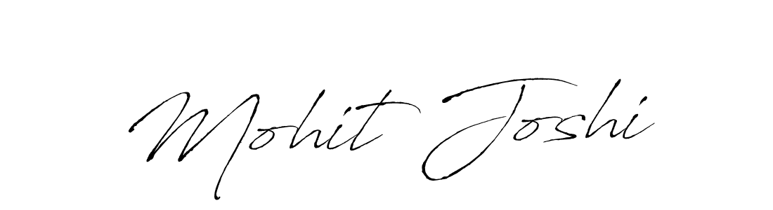 Also we have Mohit Joshi name is the best signature style. Create professional handwritten signature collection using Antro_Vectra autograph style. Mohit Joshi signature style 6 images and pictures png