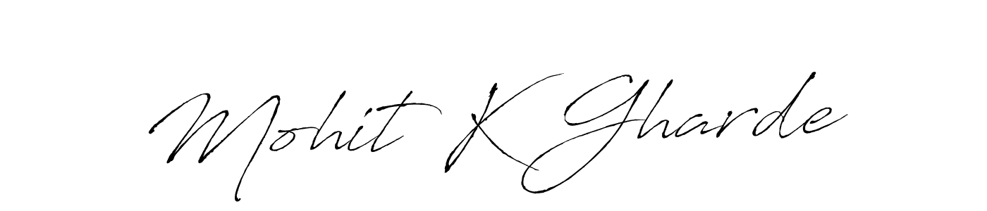 You should practise on your own different ways (Antro_Vectra) to write your name (Mohit K Gharde) in signature. don't let someone else do it for you. Mohit K Gharde signature style 6 images and pictures png