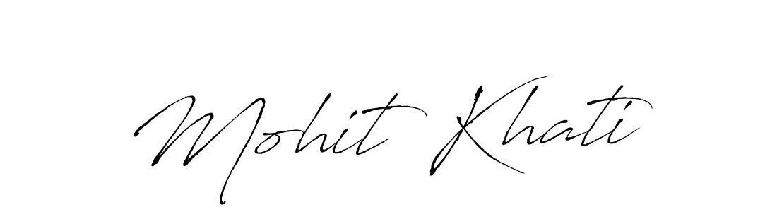 Similarly Antro_Vectra is the best handwritten signature design. Signature creator online .You can use it as an online autograph creator for name Mohit Khati. Mohit Khati signature style 6 images and pictures png