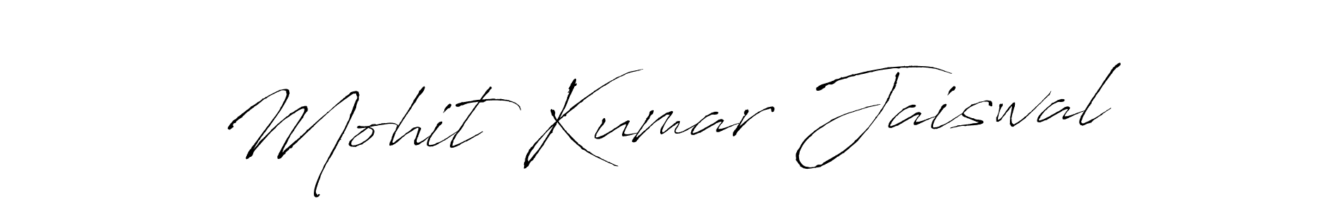 Design your own signature with our free online signature maker. With this signature software, you can create a handwritten (Antro_Vectra) signature for name Mohit Kumar Jaiswal. Mohit Kumar Jaiswal signature style 6 images and pictures png