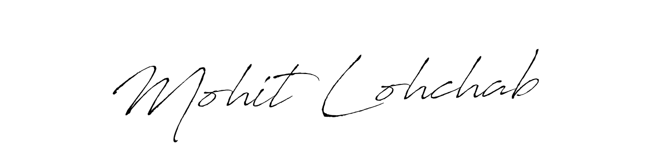 You should practise on your own different ways (Antro_Vectra) to write your name (Mohit Lohchab) in signature. don't let someone else do it for you. Mohit Lohchab signature style 6 images and pictures png