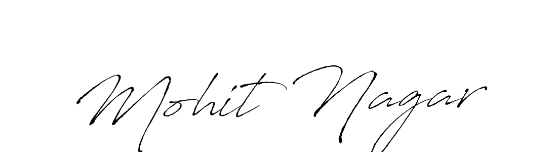 The best way (Antro_Vectra) to make a short signature is to pick only two or three words in your name. The name Mohit Nagar include a total of six letters. For converting this name. Mohit Nagar signature style 6 images and pictures png
