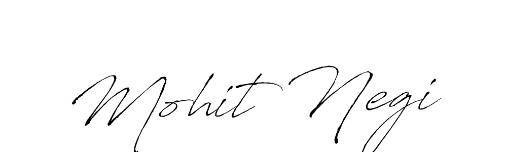 Design your own signature with our free online signature maker. With this signature software, you can create a handwritten (Antro_Vectra) signature for name Mohit Negi. Mohit Negi signature style 6 images and pictures png