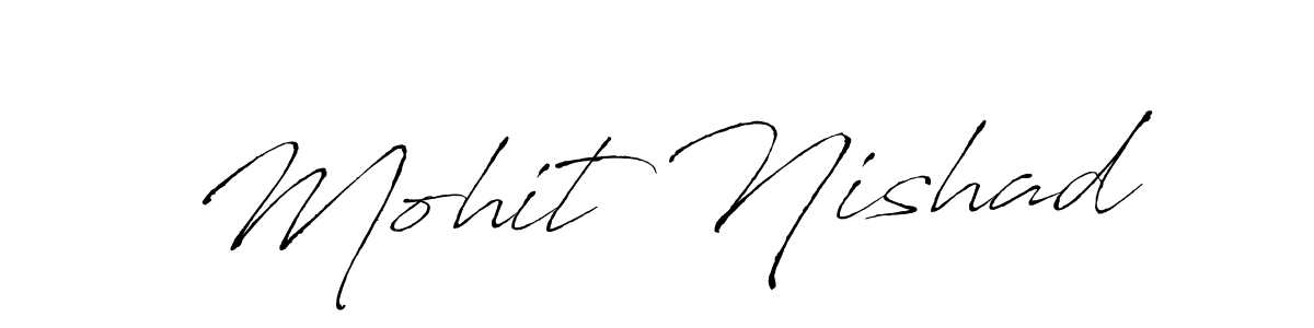 if you are searching for the best signature style for your name Mohit Nishad. so please give up your signature search. here we have designed multiple signature styles  using Antro_Vectra. Mohit Nishad signature style 6 images and pictures png