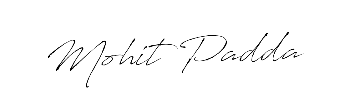 Similarly Antro_Vectra is the best handwritten signature design. Signature creator online .You can use it as an online autograph creator for name Mohit Padda. Mohit Padda signature style 6 images and pictures png