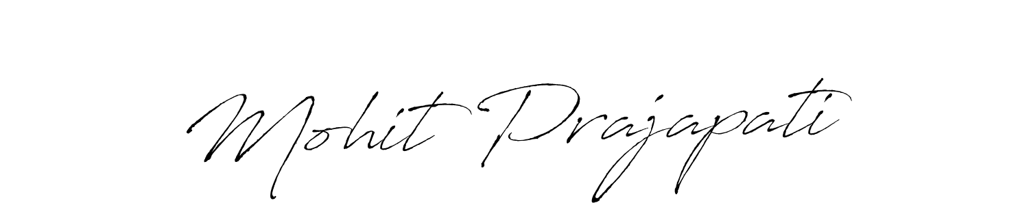 The best way (Antro_Vectra) to make a short signature is to pick only two or three words in your name. The name Mohit Prajapati include a total of six letters. For converting this name. Mohit Prajapati signature style 6 images and pictures png