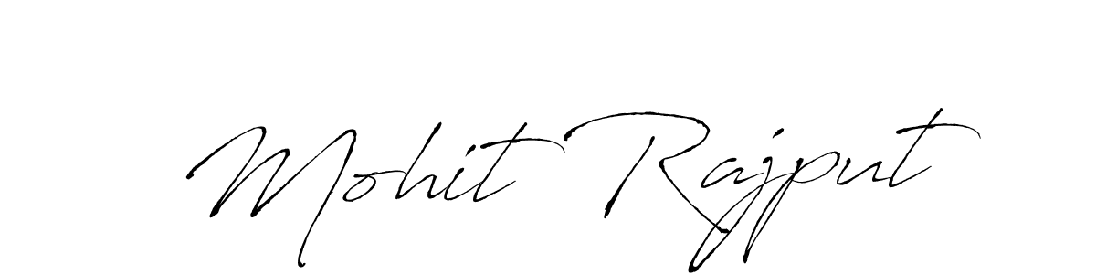 Also we have Mohit Rajput name is the best signature style. Create professional handwritten signature collection using Antro_Vectra autograph style. Mohit Rajput signature style 6 images and pictures png