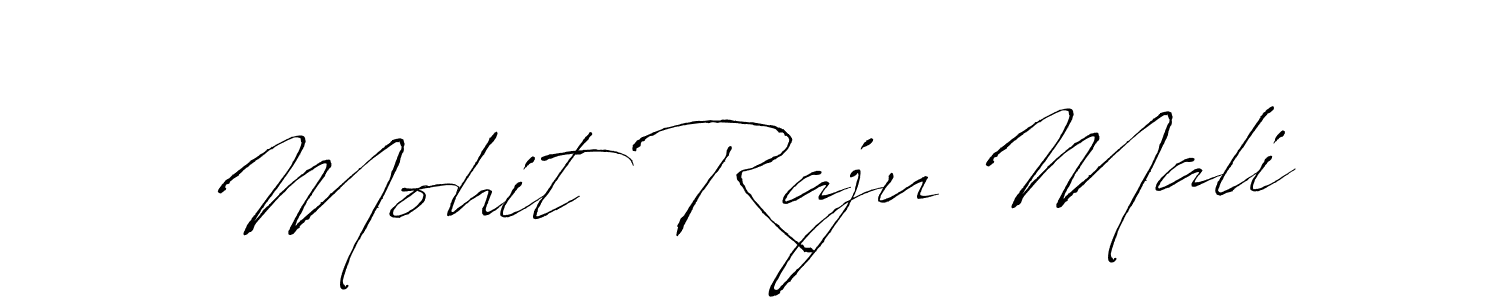 Similarly Antro_Vectra is the best handwritten signature design. Signature creator online .You can use it as an online autograph creator for name Mohit Raju Mali. Mohit Raju Mali signature style 6 images and pictures png