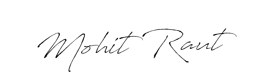 The best way (Antro_Vectra) to make a short signature is to pick only two or three words in your name. The name Mohit Raut include a total of six letters. For converting this name. Mohit Raut signature style 6 images and pictures png