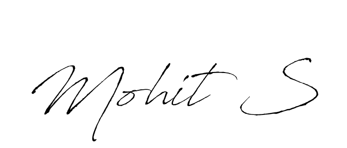 Best and Professional Signature Style for Mohit S. Antro_Vectra Best Signature Style Collection. Mohit S signature style 6 images and pictures png